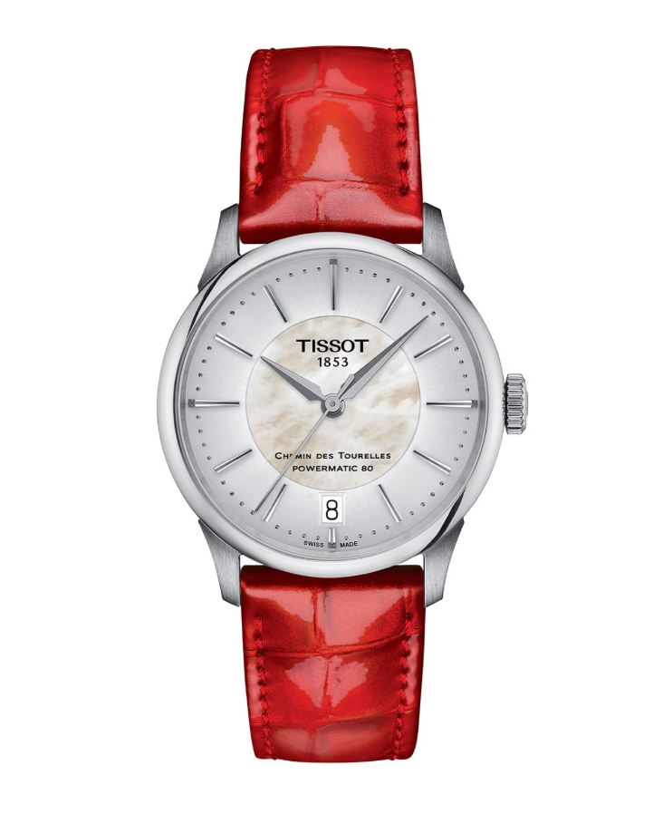 Tissot T139.207.16.111.00 นาฬิกาผู้หญิง Chemin des Tourelles Powermatic 80 Automatic Women's Watch