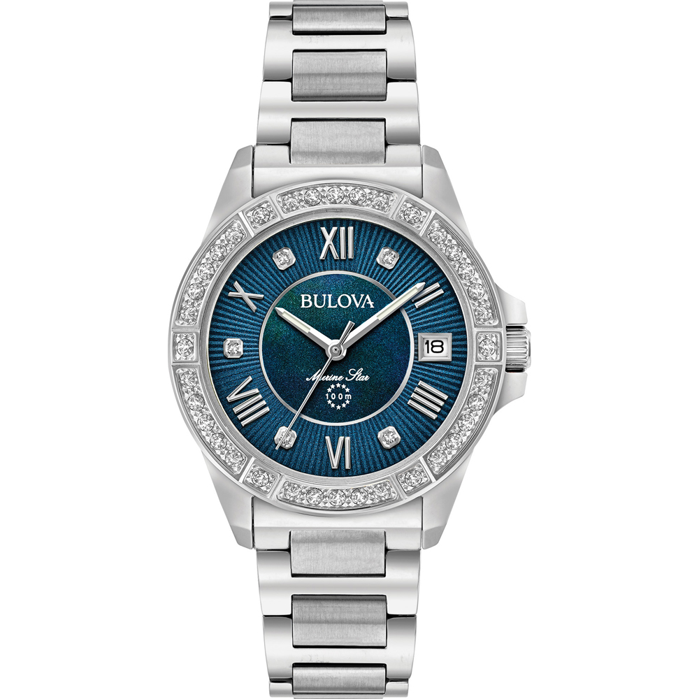 Bulova 96R215 นาฬิาผู้หญิง Marine Star Women's Watch