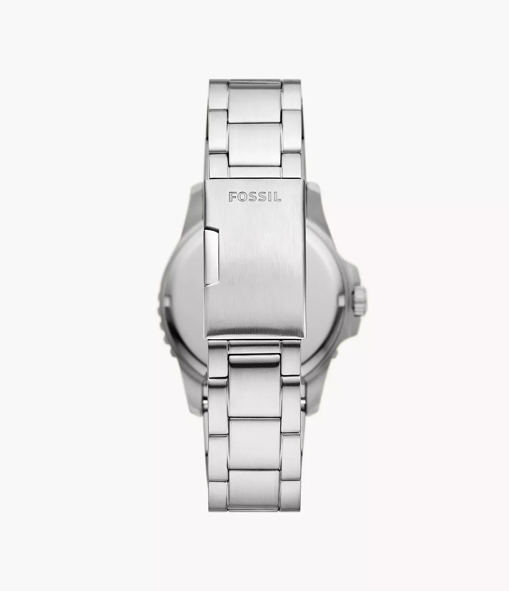Fossil FS6029 นาฬิกาผู้ชาย Blue Dive Three-Hand Date Quartz Men's Watch