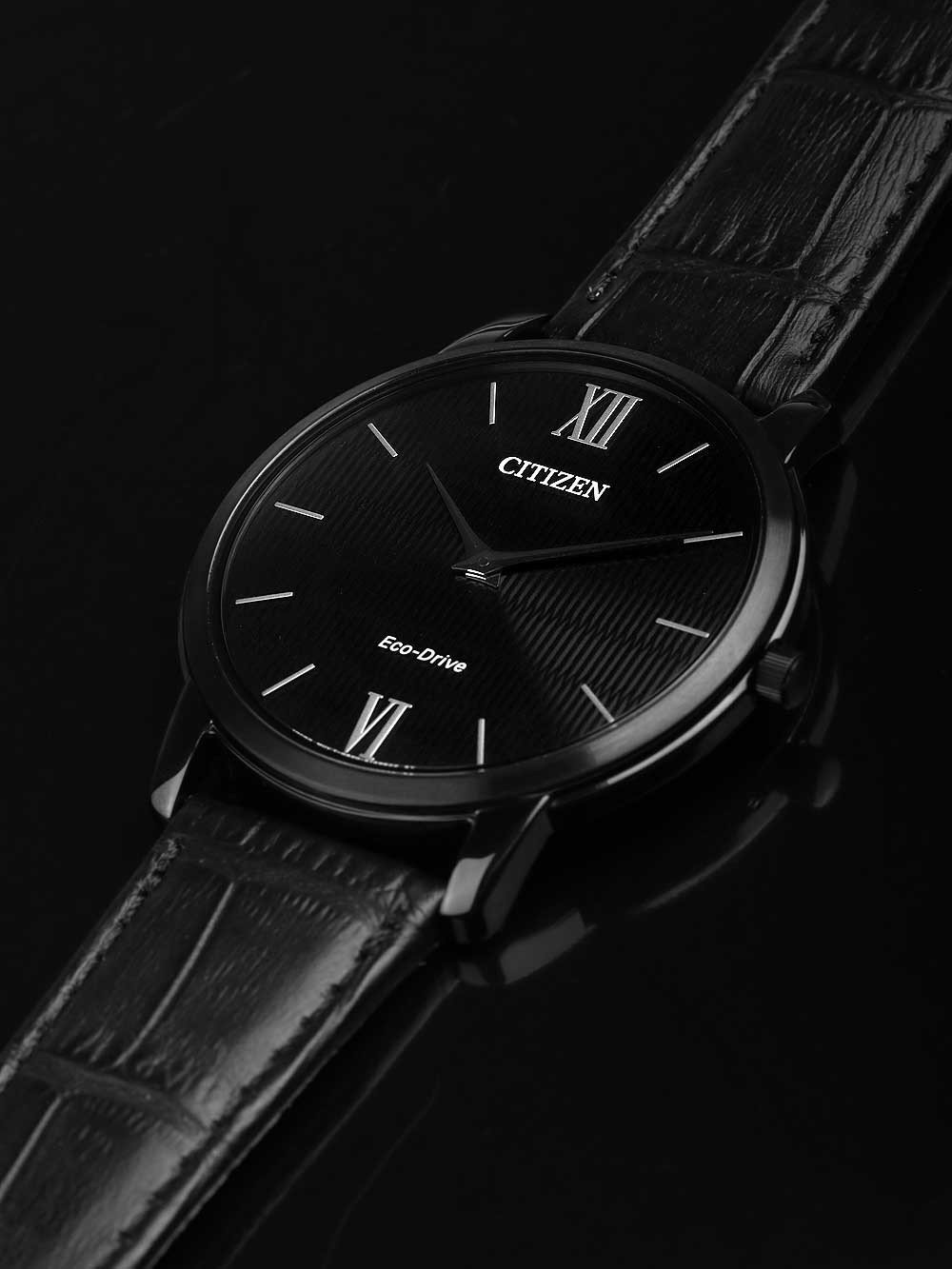 Citizen AR1135-10E นาฬิกาผู้ชาย Eco-Drive Stiletto Men's Watch