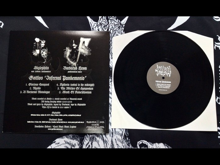 GOTTLOS'Infernal Pandemonio' 12" LP