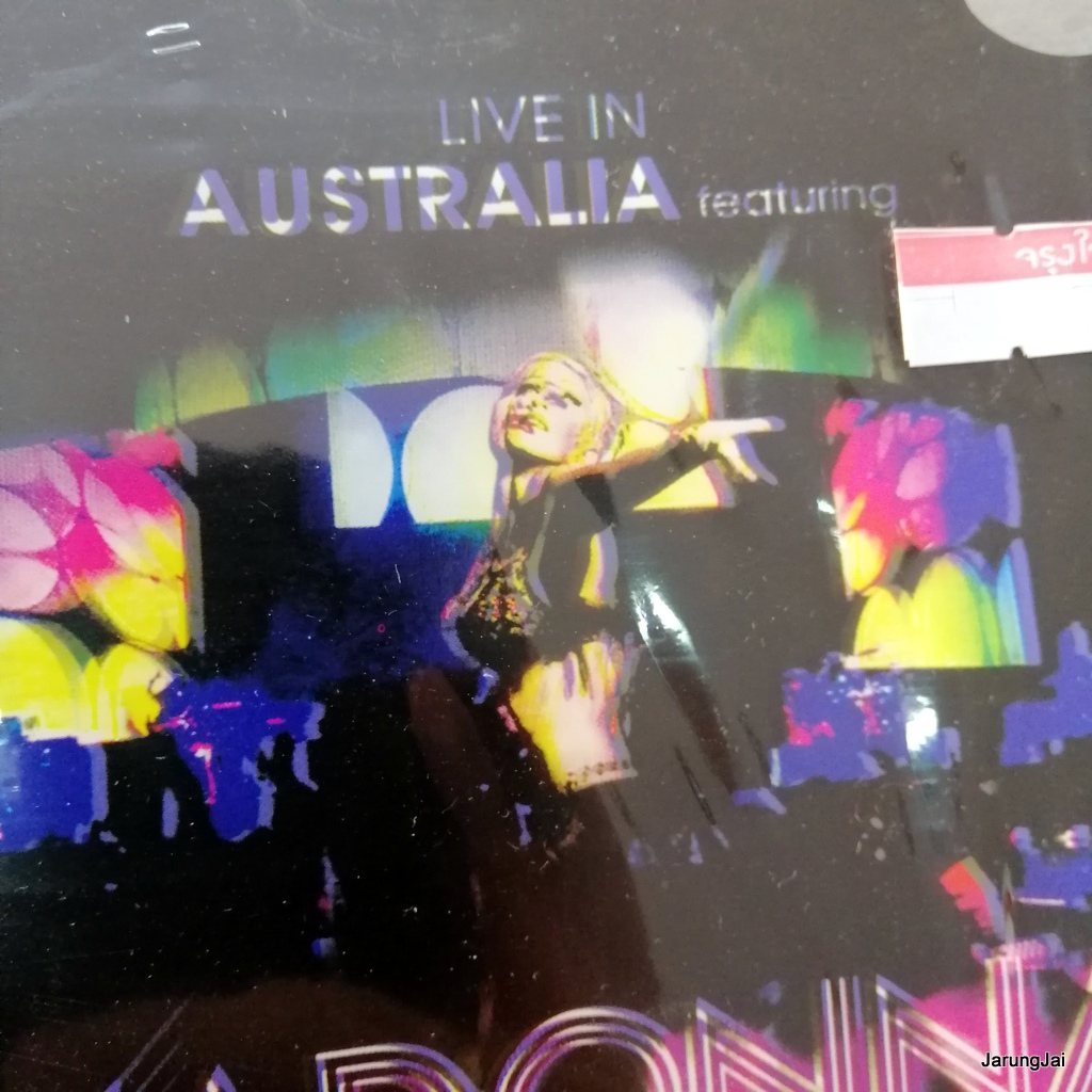 ปกเบลอ vcd madonna live in australia featuring vogue rain express yourself concert vcd aps s inter