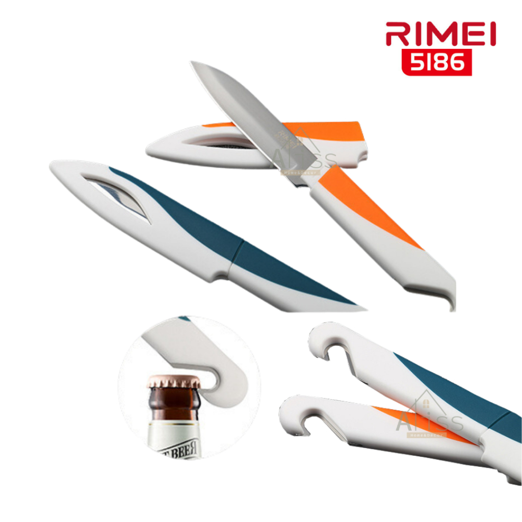 มีดปอกผลไม้ รุ่นRM5186 Jinda RIMEI มีดปอกผลไม้สแตนเลส มีดหั่นผัก