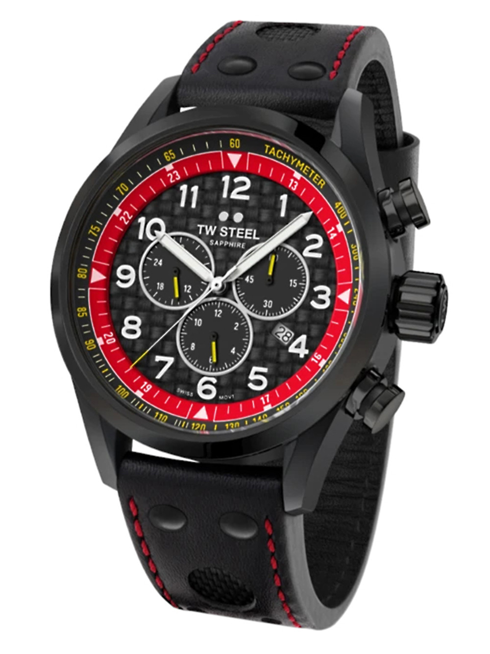 TW Steel SVS303 นาฬิกาผู้ชาย Volante Chronograph Coronel TCR Special Edition Quartz Men's Watch