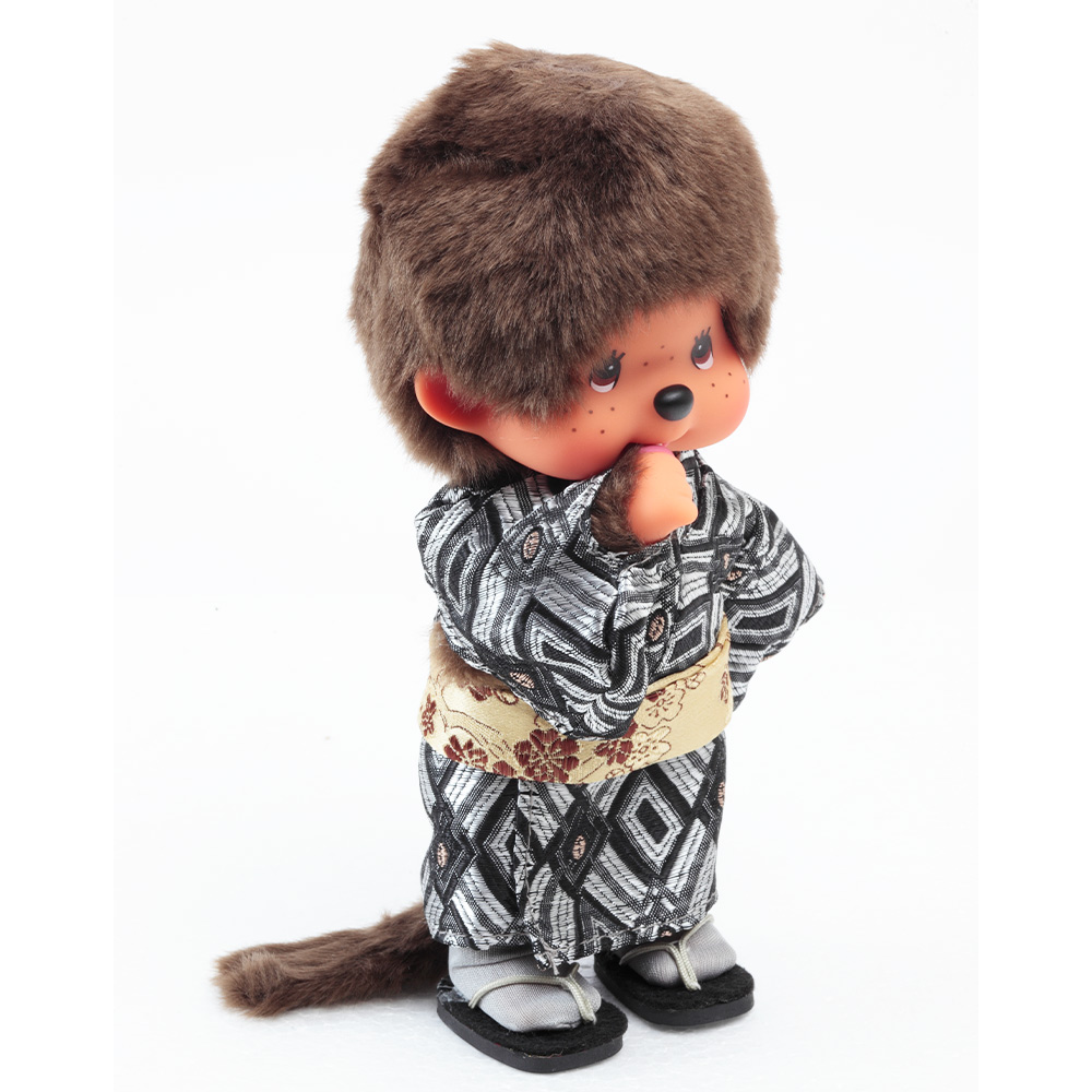[PRE-ORDER] ตุ๊กตา ม่อนชิชิ กิโมโน Size S ม่อนชิชิคุง Monchhichi 14 x 8 x 21 cm นำเข้าจากญี่ปุ่น オリジナル お着物モンチッチ（男の子）IPM-12-Z