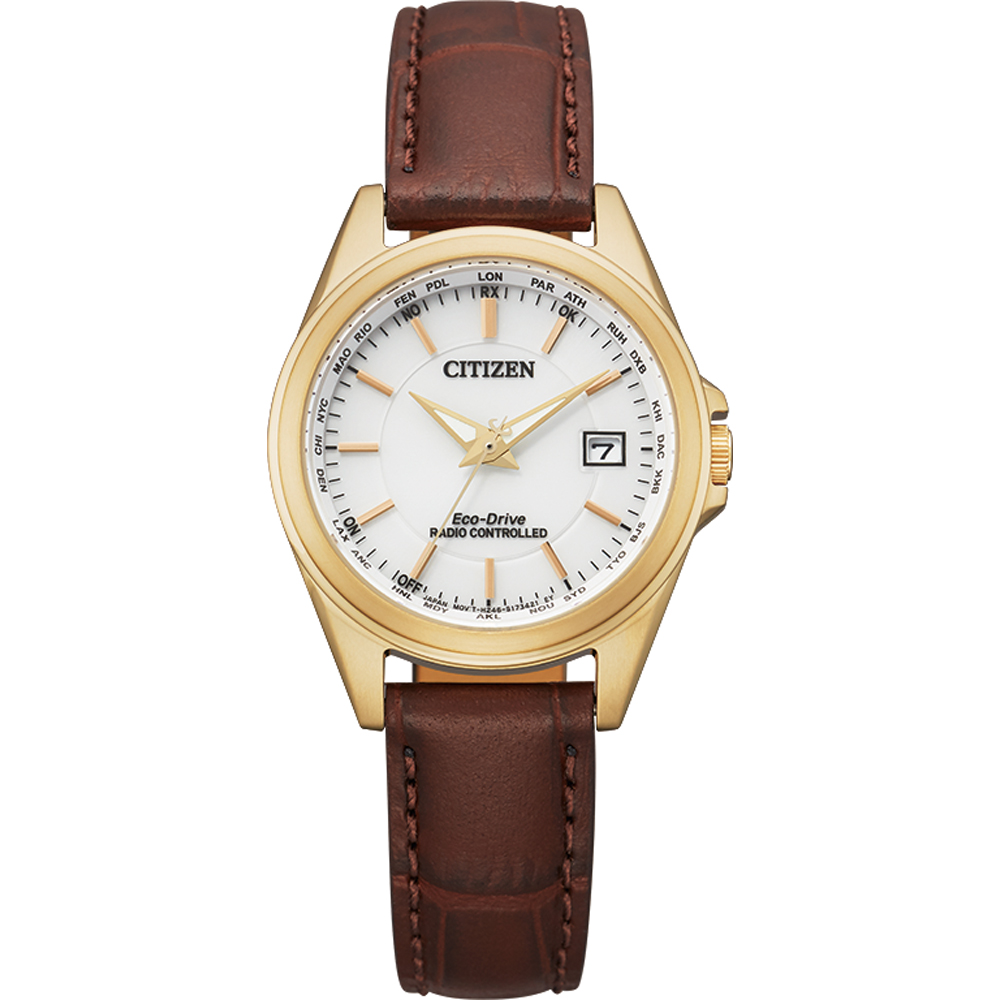 Citizen EC1183-16A นาฬิกาผู้หญิง Eco-Drive Radio Controlled Women's Watch
