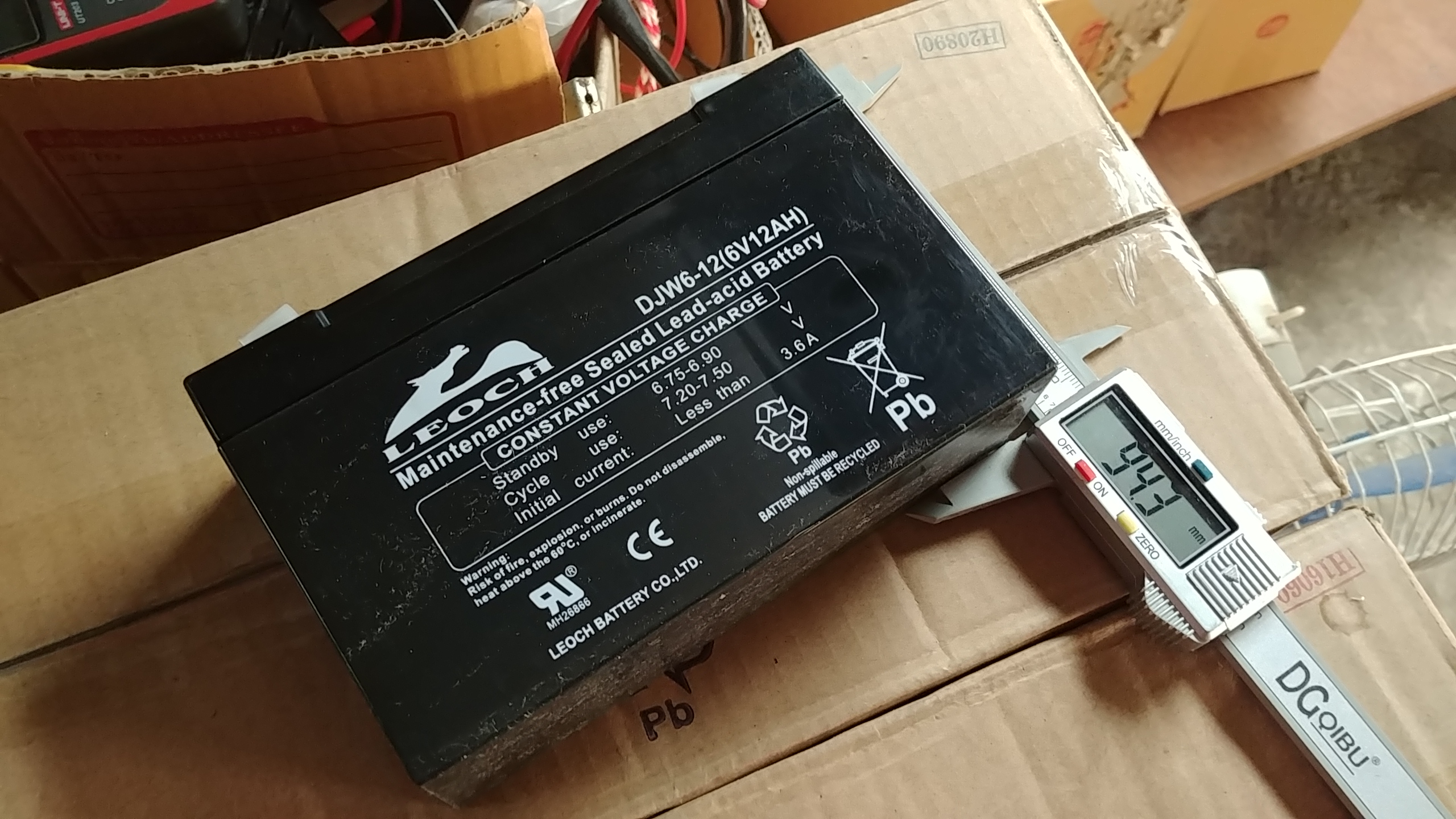 6V 12AH LEOCH