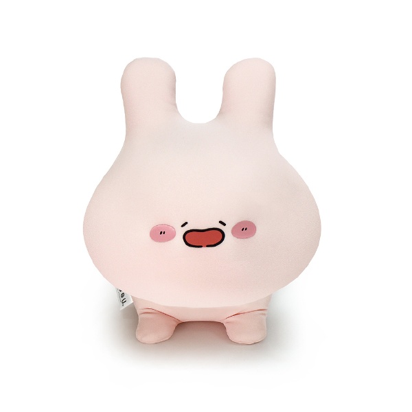 [PRE-ORDER] MOGU x Asamimi-chan Bead Cushion หมอนตุ๊กตา เม็ดบีด อาซามิมิจัง น้องกระต่าย หูยาว หน้ายิ้ม โชว์บั้นท้าย พร้อมกระเป๋าใส นำเข้าจากญี่ปุ่น ふにもち あさみみちゃん おしりまくら ＭＯＧＵ クリアピンク