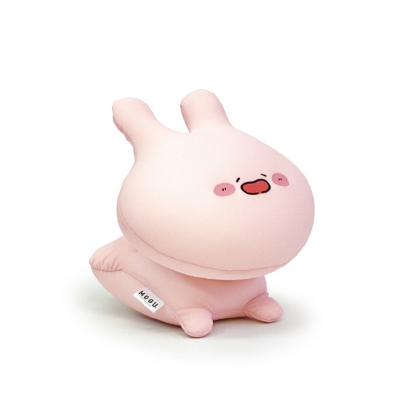[PRE-ORDER] MOGU x Asamimi-chan Bead Cushion หมอนตุ๊กตา เม็ดบีด อาซามิมิจัง น้องกระต่าย หูยาว หน้ายิ้ม โชว์บั้นท้าย พร้อมกระเป๋าใส นำเข้าจากญี่ปุ่น ふにもち あさみみちゃん おしりまくら ＭＯＧＵ クリアピンク