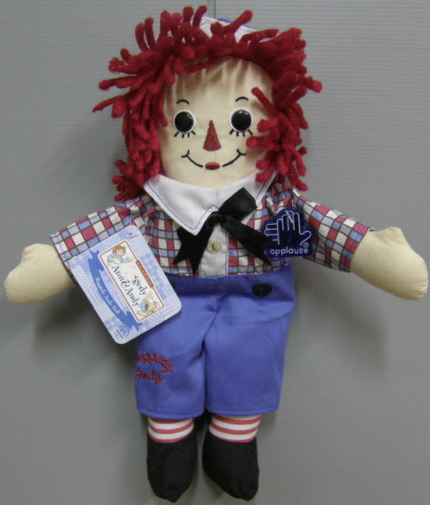 Raggedy Andy ขนาด 12 นิ้ว (มือสอง)