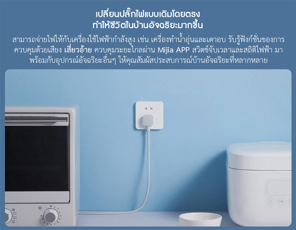 Xiaomi Smart Wall Socket - ปลั๊กไฟบ้านอัจฉริยะเสี่ยวหมี่ (BLE Mesh) (CN)