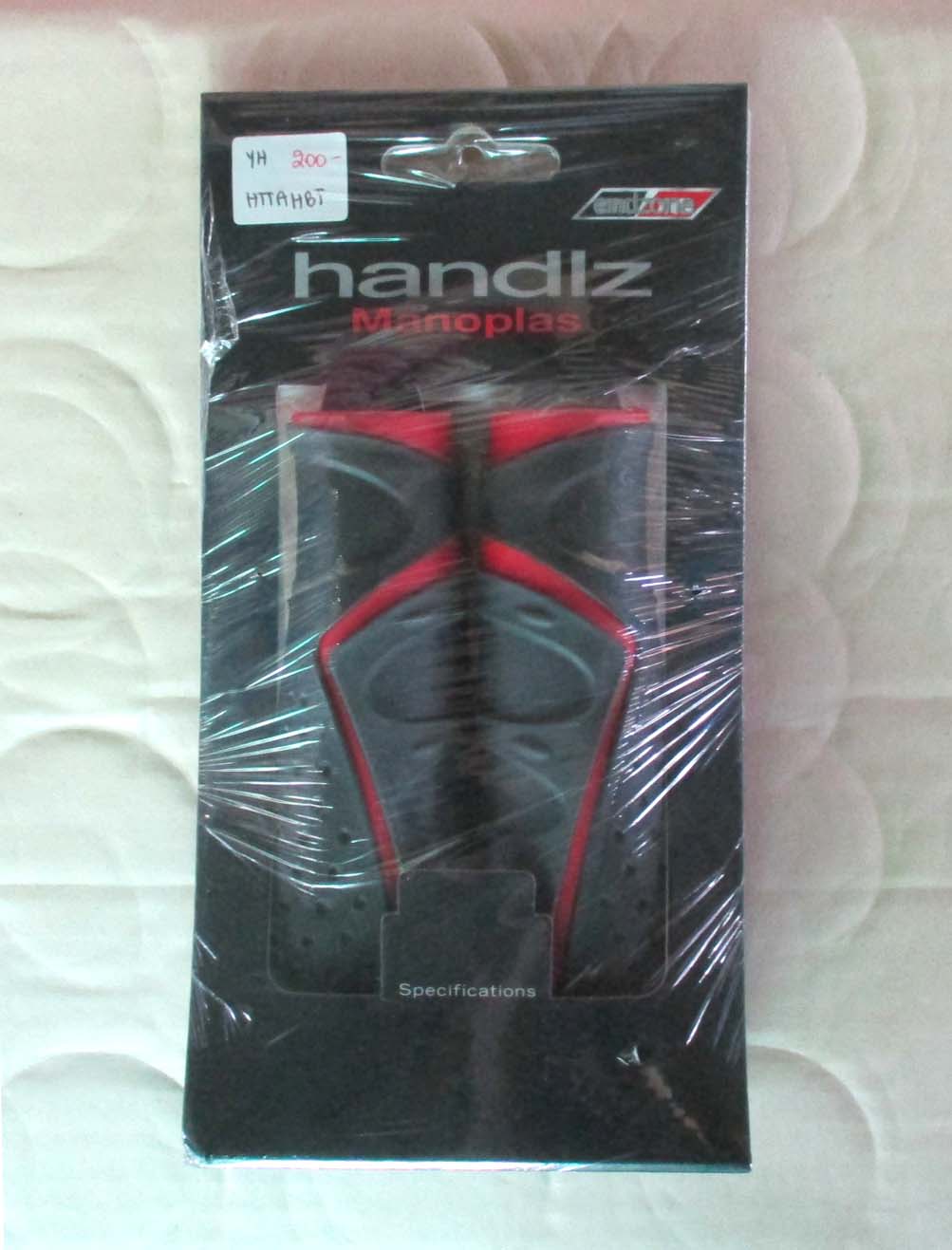 ปลอกแฮนด์ยาง Handlz สีดำแดง