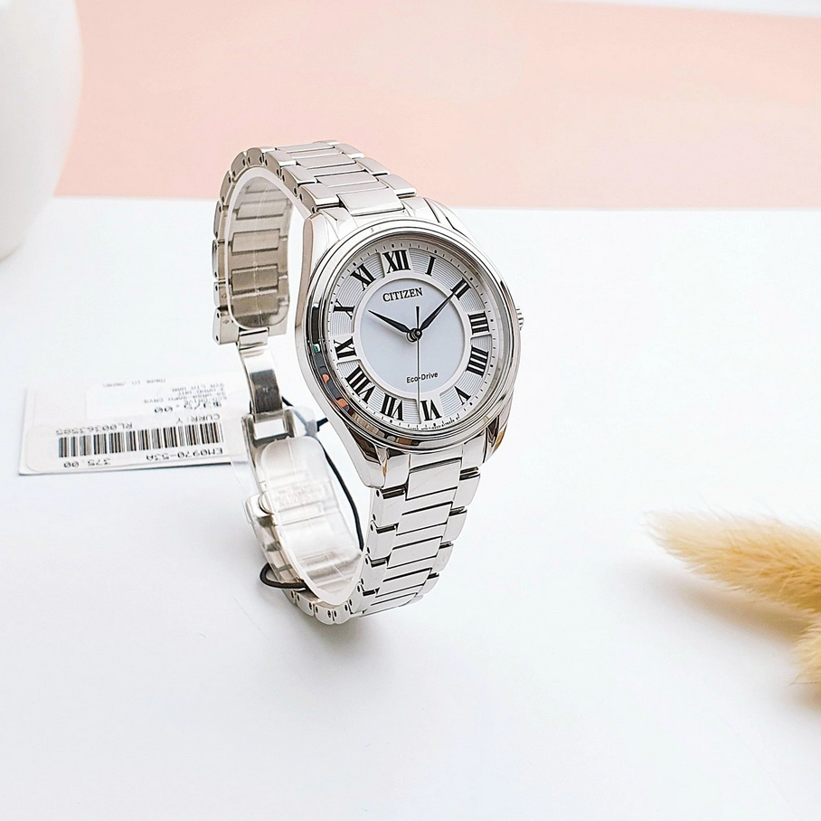 Citizen EM0970-53A นาฬิกาผู้หญิง Eco-Drive Arezzo Women's Watch