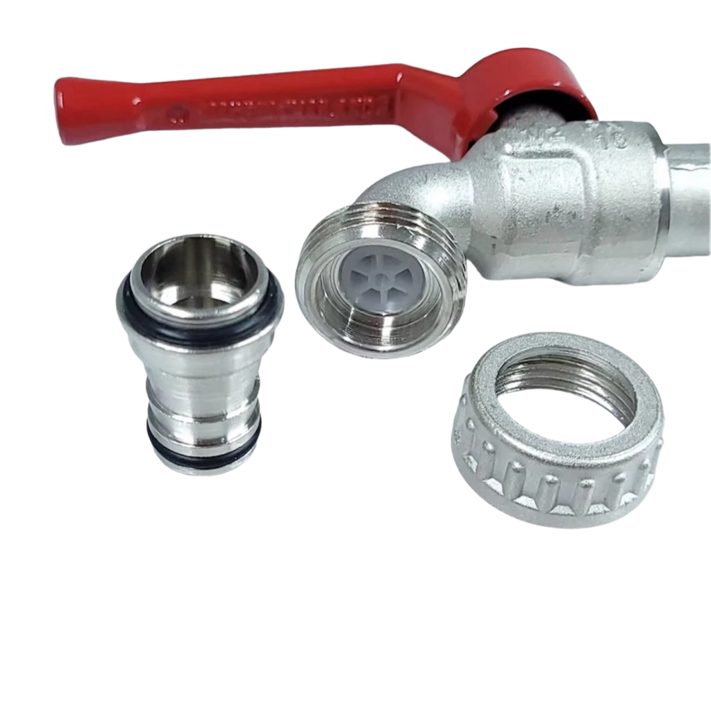 ก๊อกบอลสนาม ก๊อกน้ำสนาม ด้ามแดง ขนาด 1/2" 3/4" 1" SANWA ของแท้ 100%