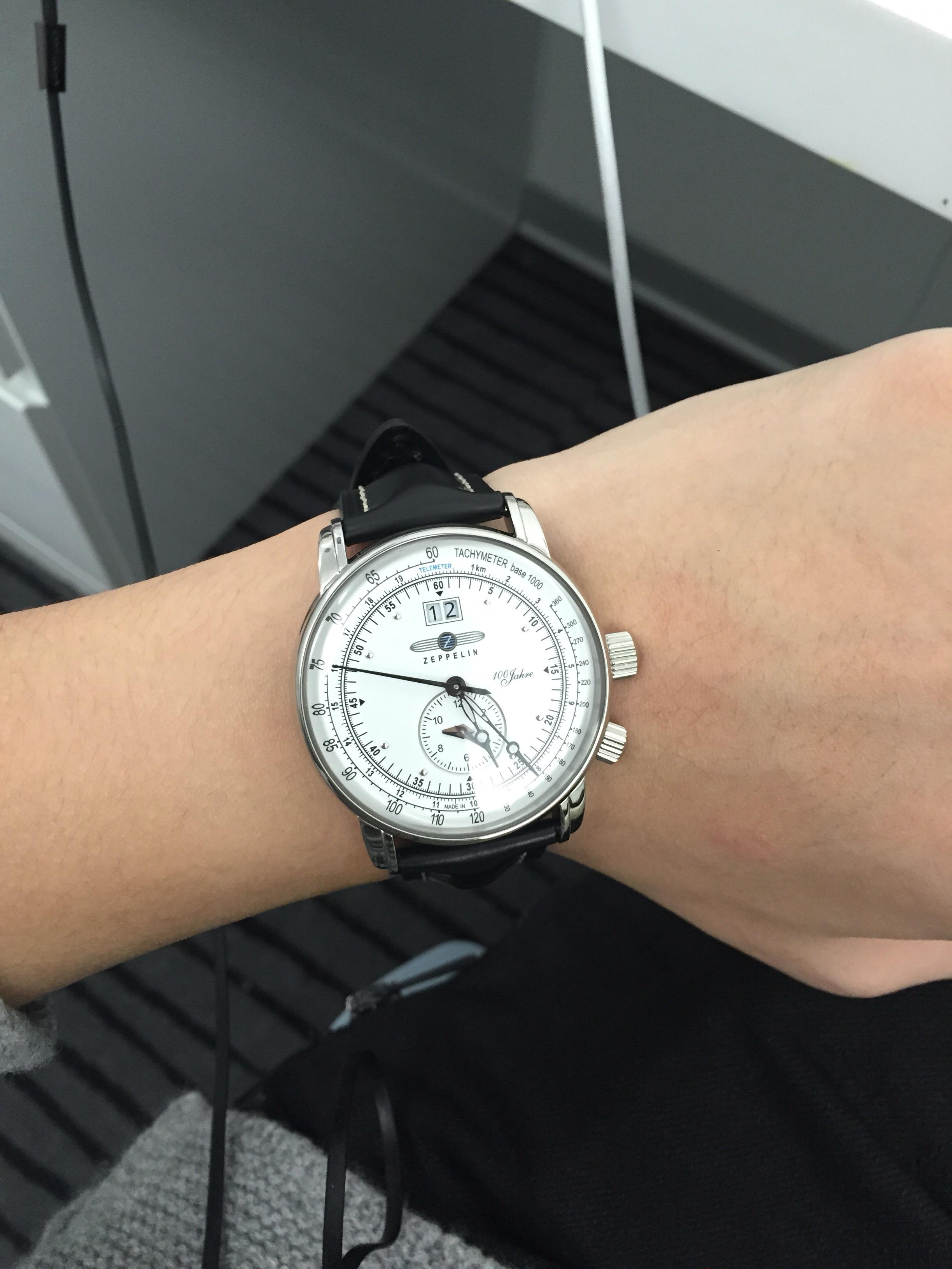 Zeppelin 7640-4 นาฬิกาผู้ชาย Zeppelin Model 7640-4, Series 100 Years Zeppelin ED.1 Quartz Men's Watch Made In Germany