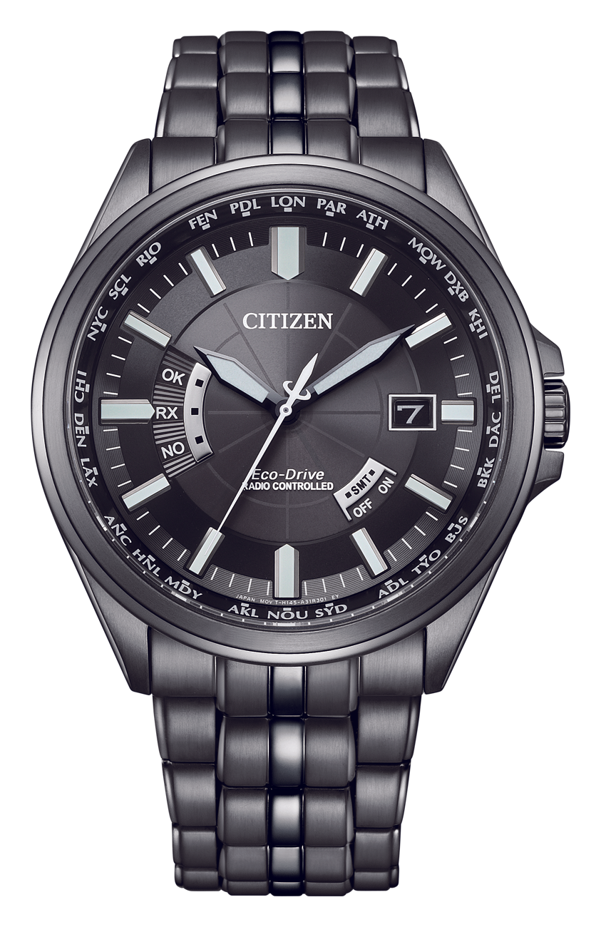 Citizen CB0294-54E นาฬิกาผู้ชาย Eco-Drive Perpetual World Time Men's Watch