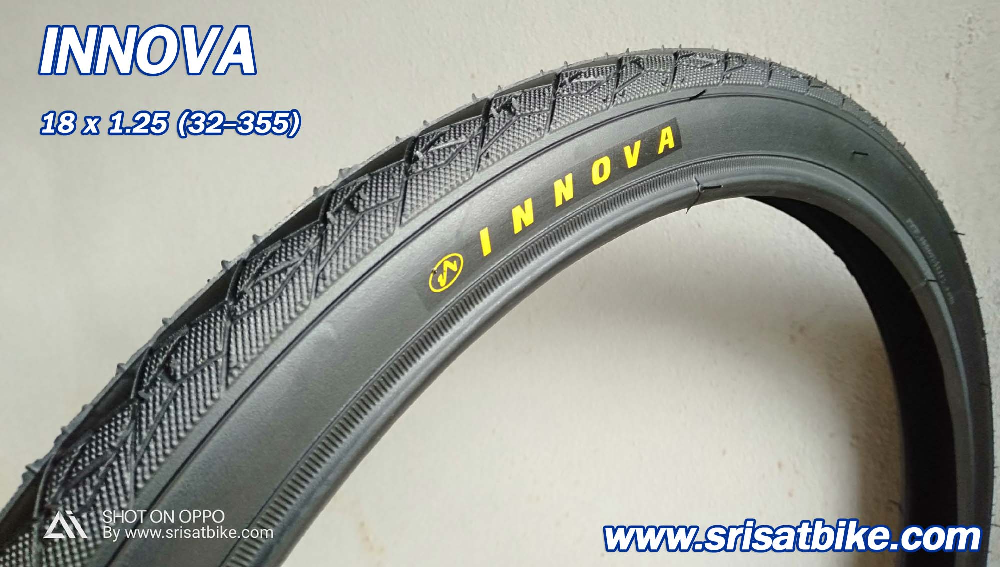 ยางจักรยาน 18 x 1.25 (32-355) INNOVA