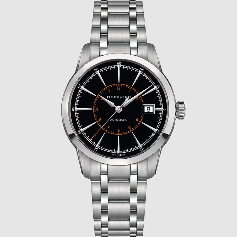 Hamilton H40555131 นาฬิกาผู้ชาย AMERICAN CLASSIC RAILROAD AUTO Men's Watch