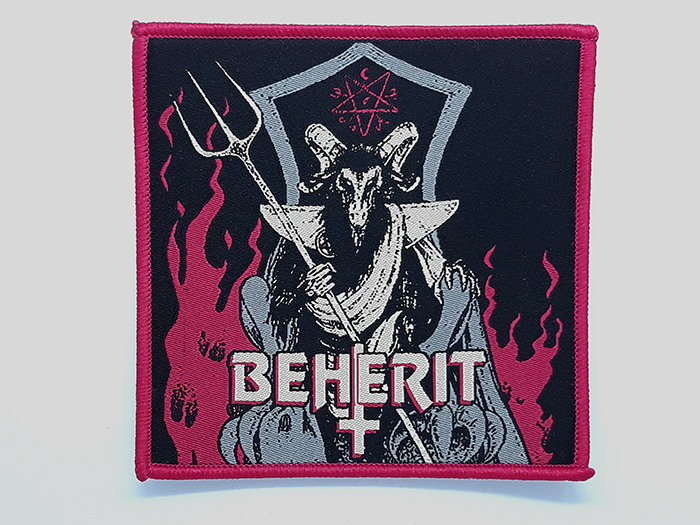BEHERIT 'Werewolf, Semen and Blood' Woven Patch อาร์มแบบทอ
