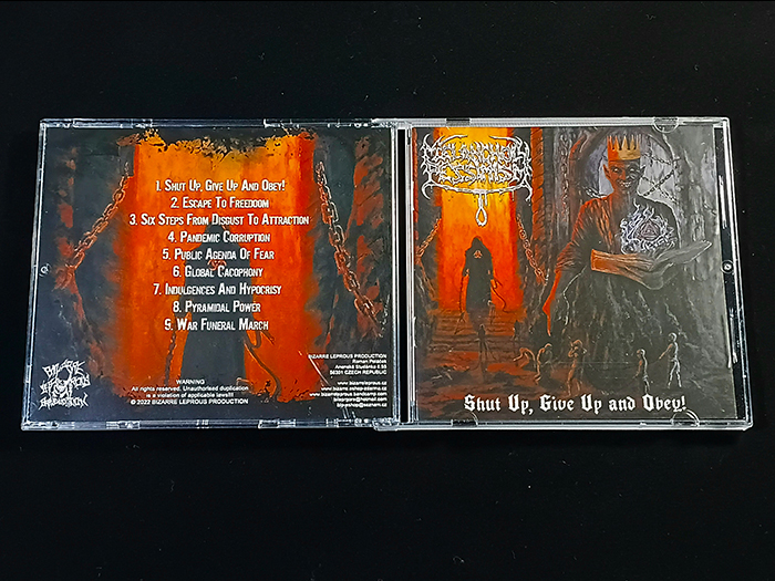 MELANCHOLY PESSIMISM ' Shut Up, Give UP And Obey !' CD