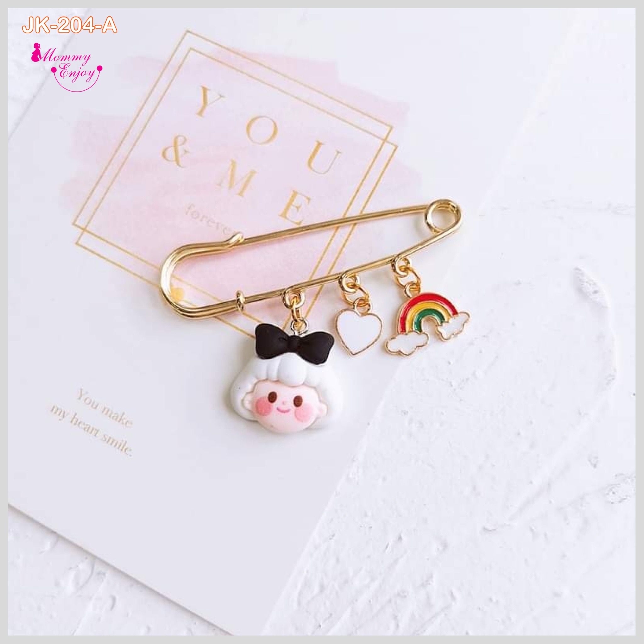 เข็มกลัดติดชุด ติดเพื่อความสวย หรือติดเพื่อความเชื่อสวยลงตัว เซต เด็กน้อย V.1