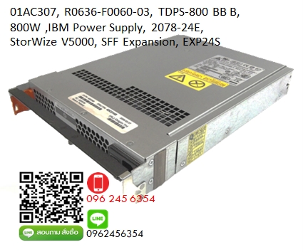 IBM 98Y2218, 01AC550, 00WK807, 45W8229, 0170-0010-07, TDPS-800BB A,IBM 800W, Power Supply, V3500, V3700, V5000, EXP2512, EXP2524, FC5887, 2076-24F, V7000 Gen2,IBM Storewiz,IBM Storage,Lenovo Sorewiz