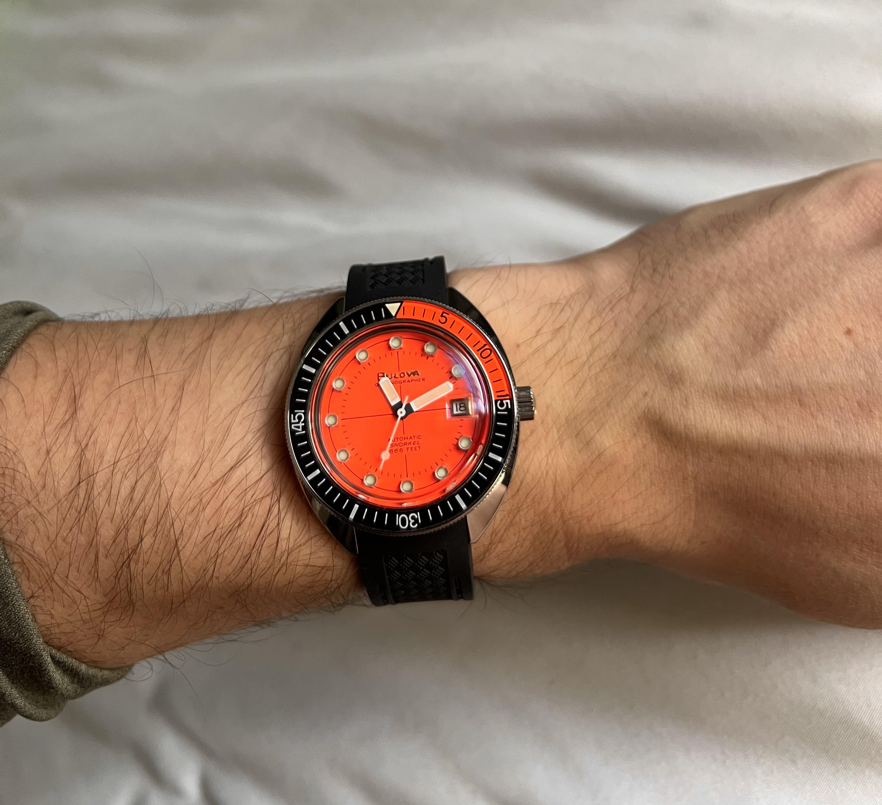 Bulova 96B350 นาฬิาผู้ชาย Oceanographer Automatic Men's Watch