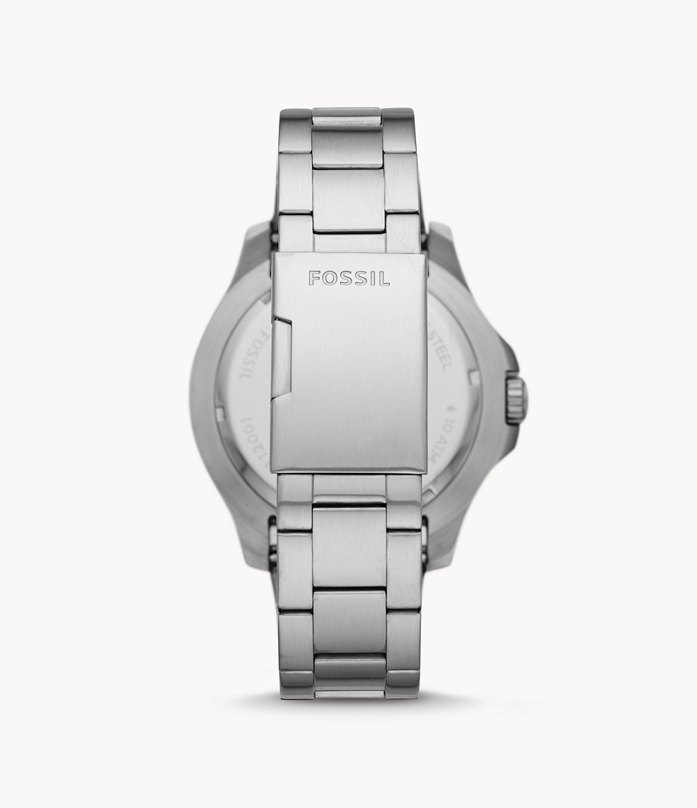 Fossil FS5687 นาฬิกาผู้ชาย FB-02 Three-Hand Date Stainless Steel Quartz Men's Watch