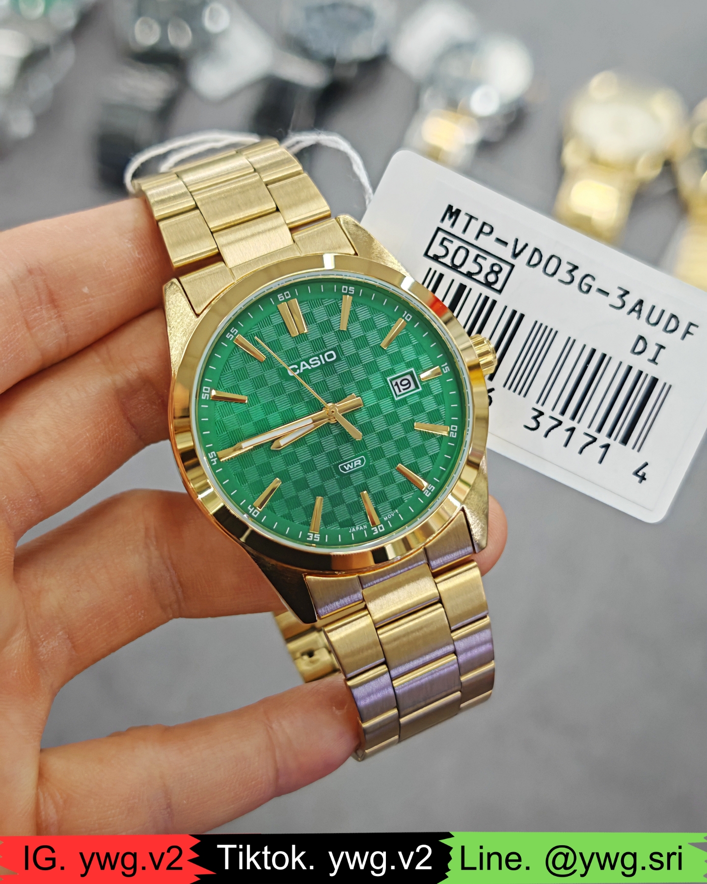 CASIO รุ่น MTP-VD03G-3A