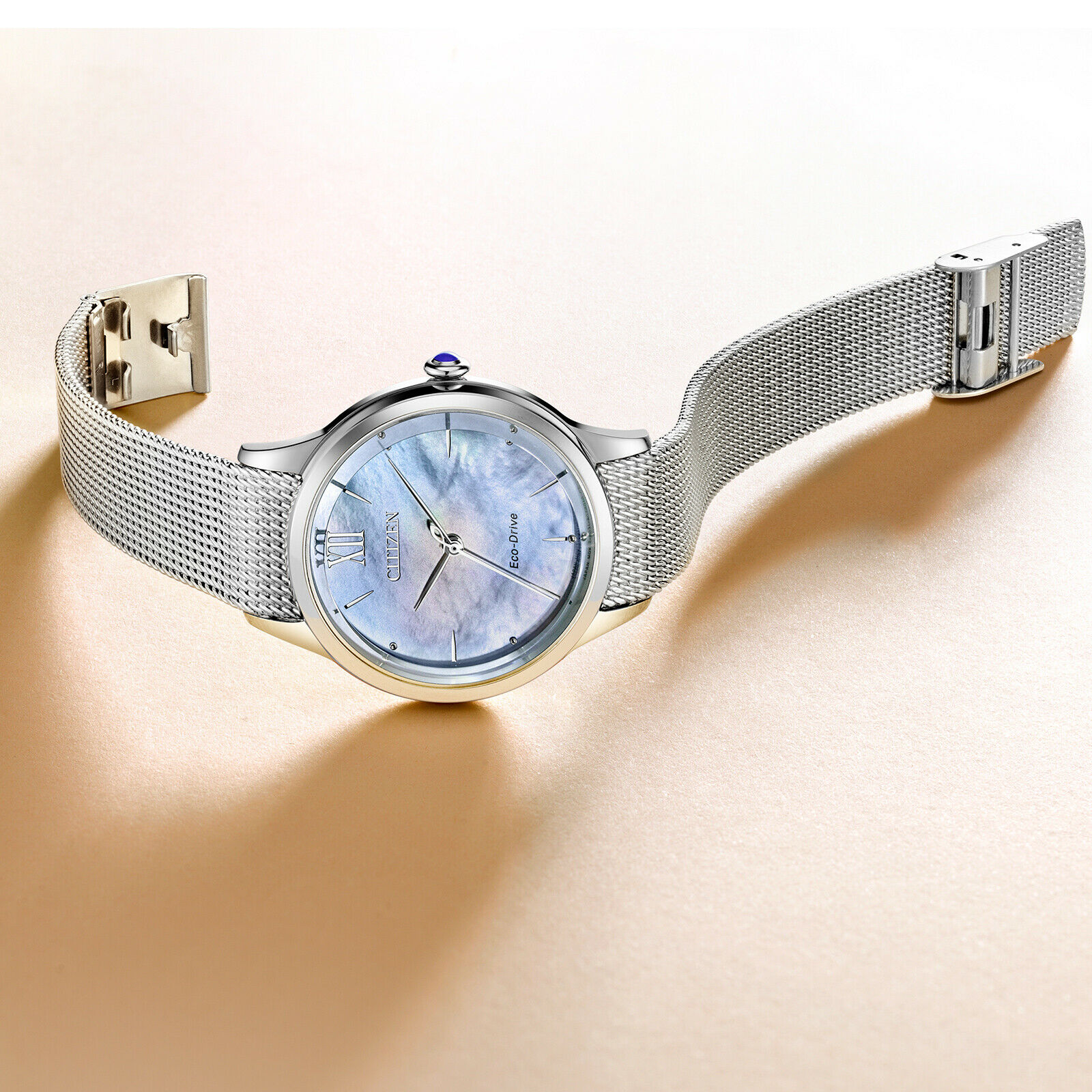 Citizen EM0810-84N นาฬิกาผู้หญิง Citizen L Eco-Drive Mother of Pearl Women's Watch