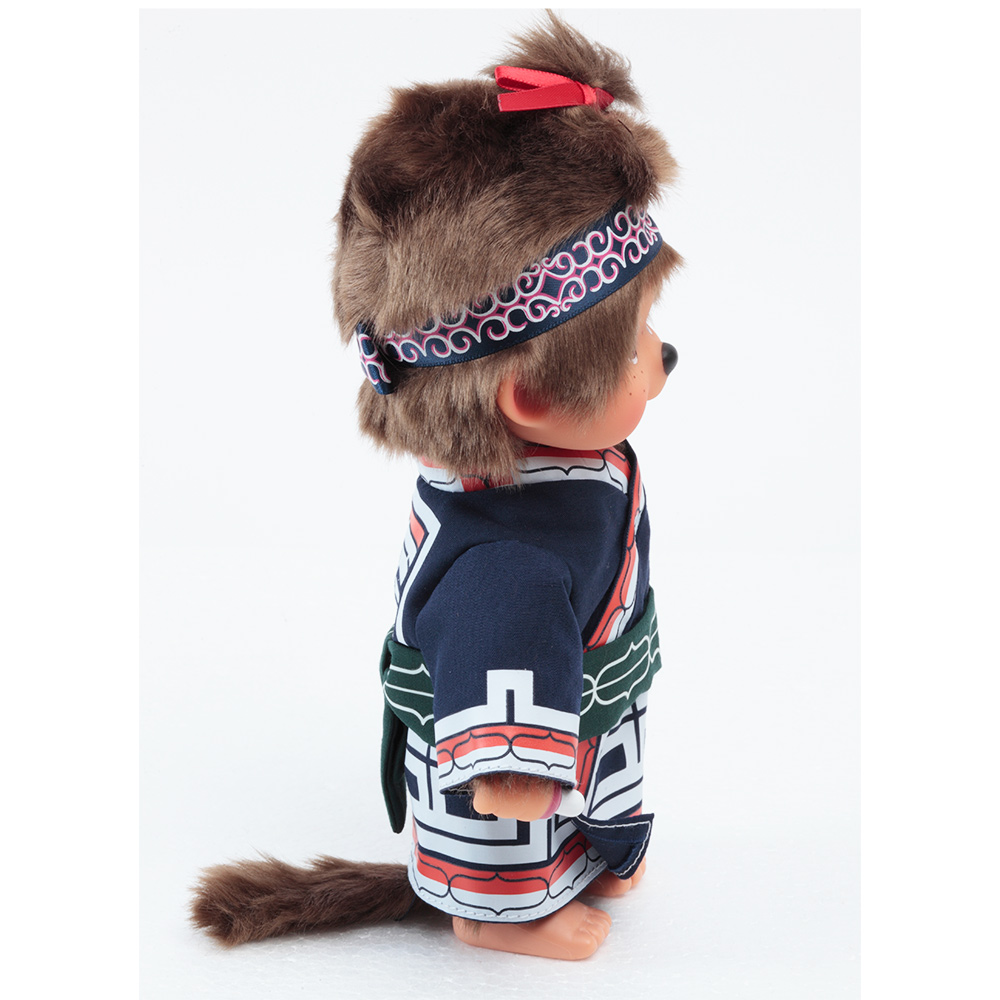 [PRE-ORDER] ตุ๊กตา ม่อนชิชิ พิริกะ Size S ม่อนชิชิจัง Monchhichi Pirika 14 x 8 x 21 cm นำเข้าจากญี่ปุ่น オリジナル お着物モンチッチ 女の子 ピリカ IPM-16-Z