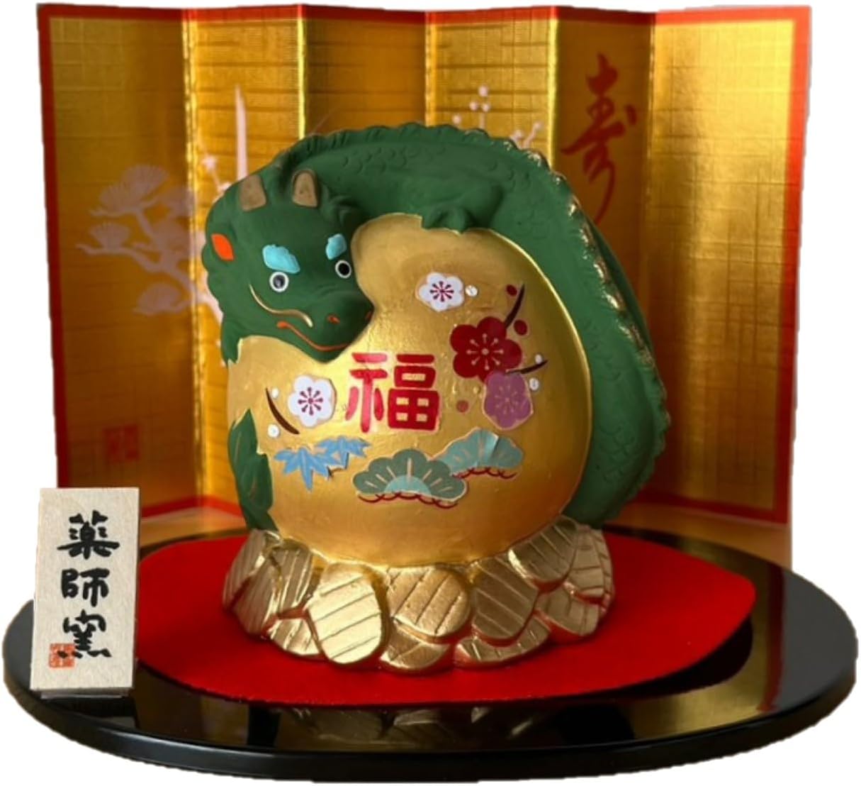 [PRE-ORDER] มังกรเขียว ปกป้องสมบัติ มังกรพันรอบทอง ของมงคลญี่ปุ่น ฮวงจุ้ยโต๊ะทำงาน เสริมโชคลาภ ปีมังกร นำเข้าจากญี่ปุ่น Dragon Zodiac 2024
