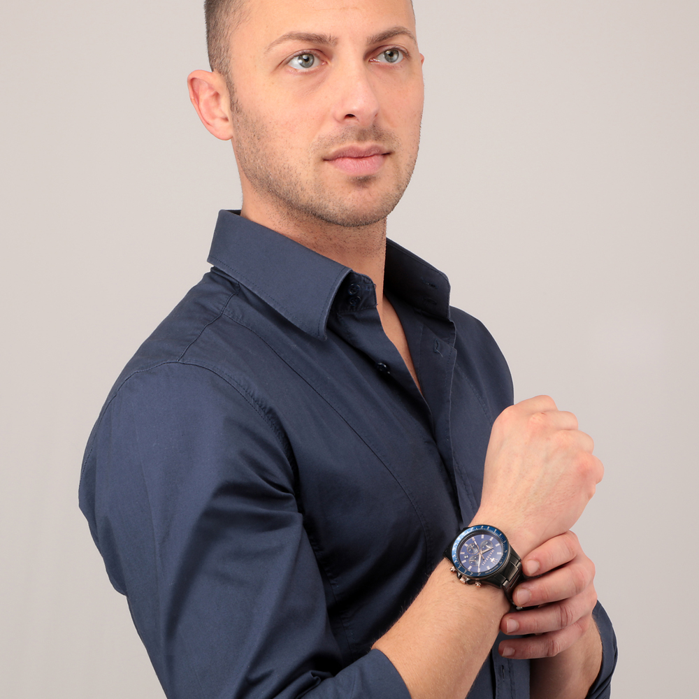 Maserati R8873640001 นาฬิกาผู้ชาย Sfida Chronograph Men's Watch