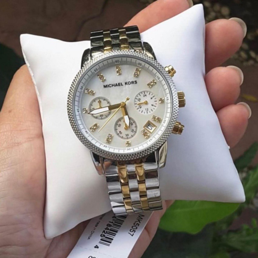 Michael kors Mk5057 twotone gold silver 37 mm watch