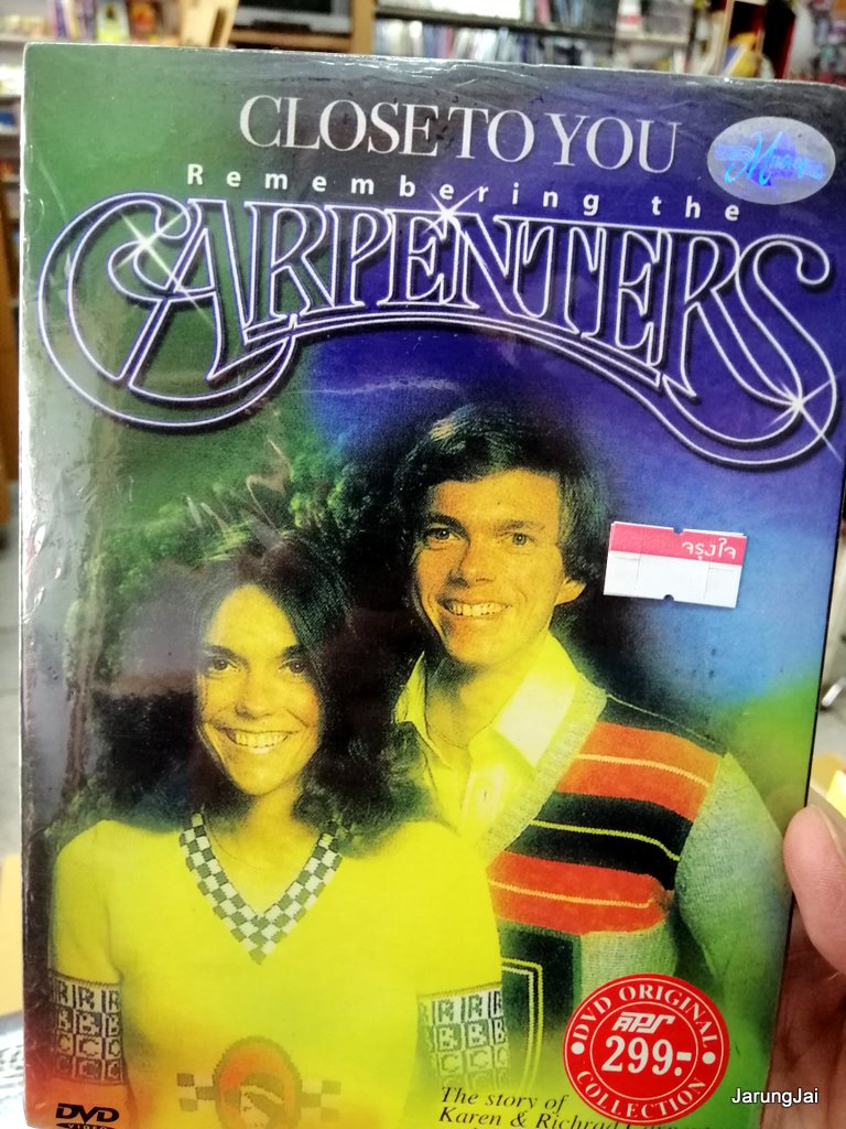 dvd carpenters close to you remembering หนังสารคดี dvd aps dvd s inter