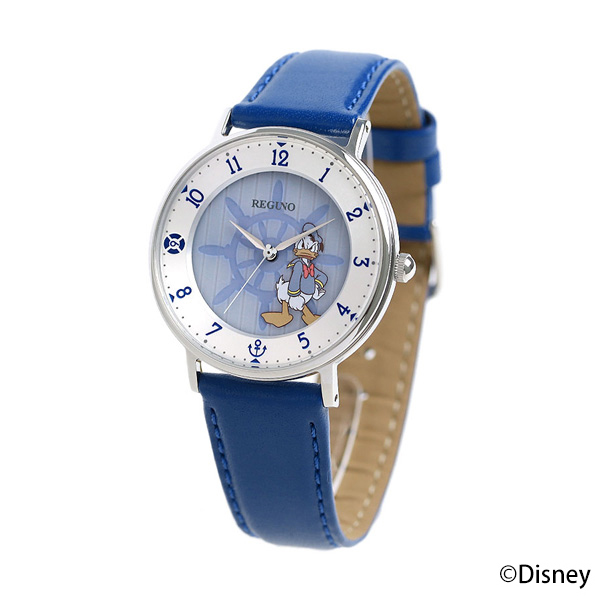 Citizen KP3-112-10 นาฬิกาข้อมือ ชาย & หญิง REGUNO Disney Collection Donald Duck Limited Model Solar Unisex Watch