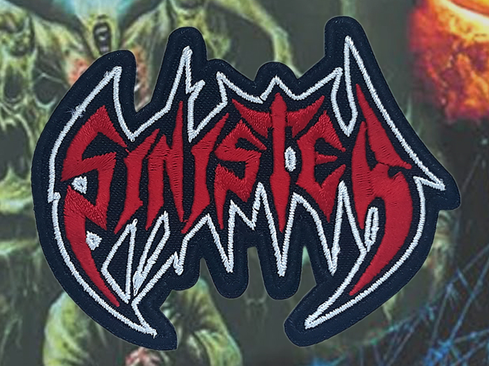 SINISTER 'Logo' Embroidered Patches อาร์มแบบปัก