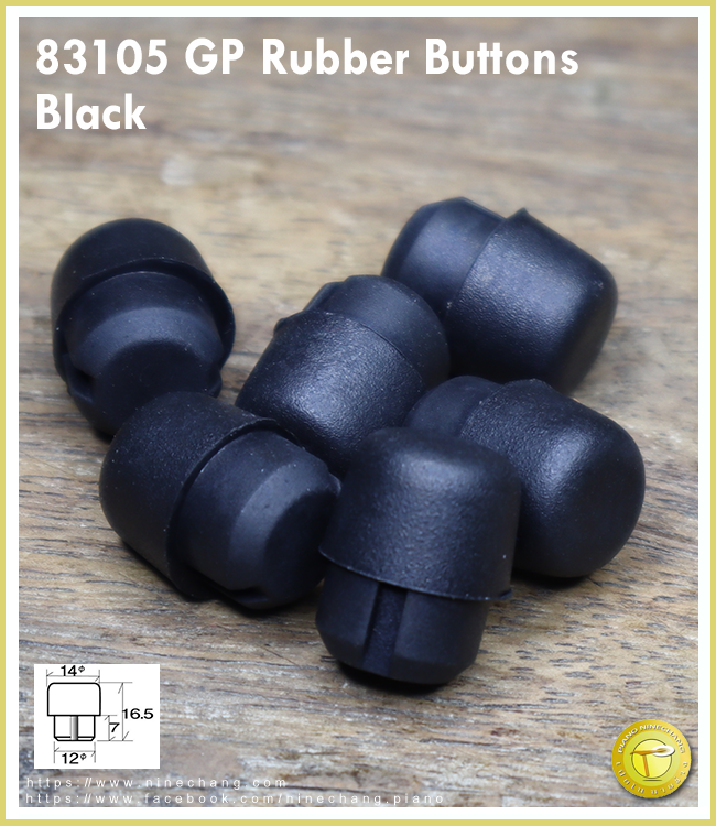 83105 GP Rubber bottons