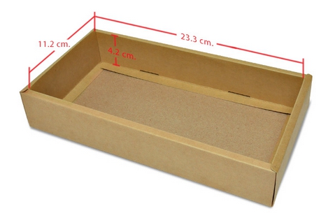 กล่อง BB20W-NF-K01 คราฟท์ฝาครอบ20ใบ