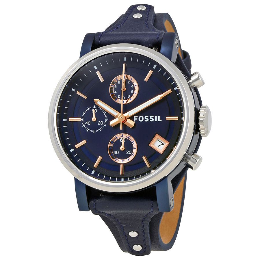 Fossil ES4113 นาฬิกาผู้หญิง Fossil รุ่น ES4113, Original Boyfriend Chronograph Women's Watch