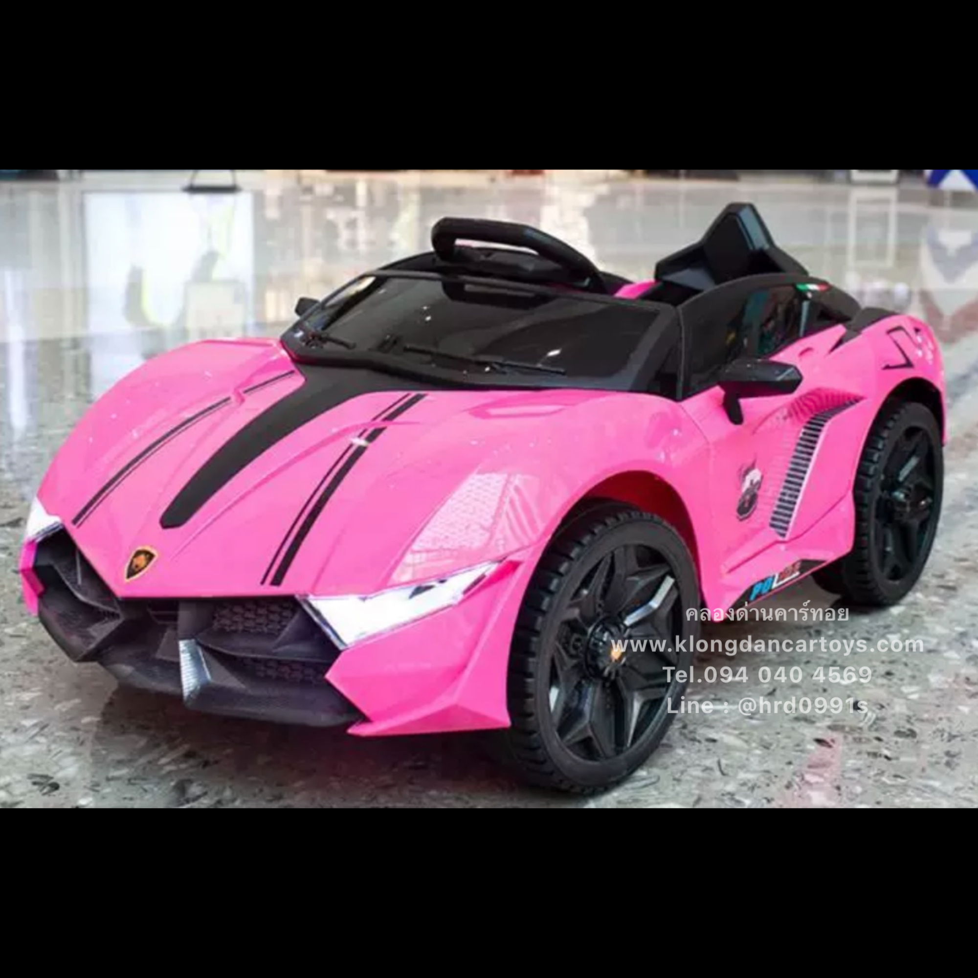 รถเด็กแบตเตอรี่แลมโบกินีสปอต(บังคับบนมือถือได้,2มอเตอร์, 2แบต12V, ออกตัวสมูท, โยกสไลด์ได้, เล่นบลูทูธ USB AUXได้, มีรีโมทบูลทูธ, มีโช้ค, เปิดประตู) งานสวยโคตรเท่ส์