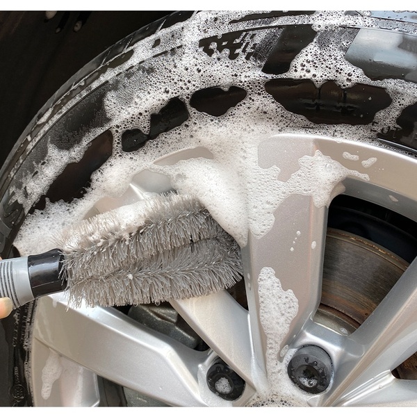 แปรงขัดล้อรถ ขัดยางรถยนต์ ทำความสะอาดได้ดี ขนแปรงแข็งแรง ไม่หลุดง่าย