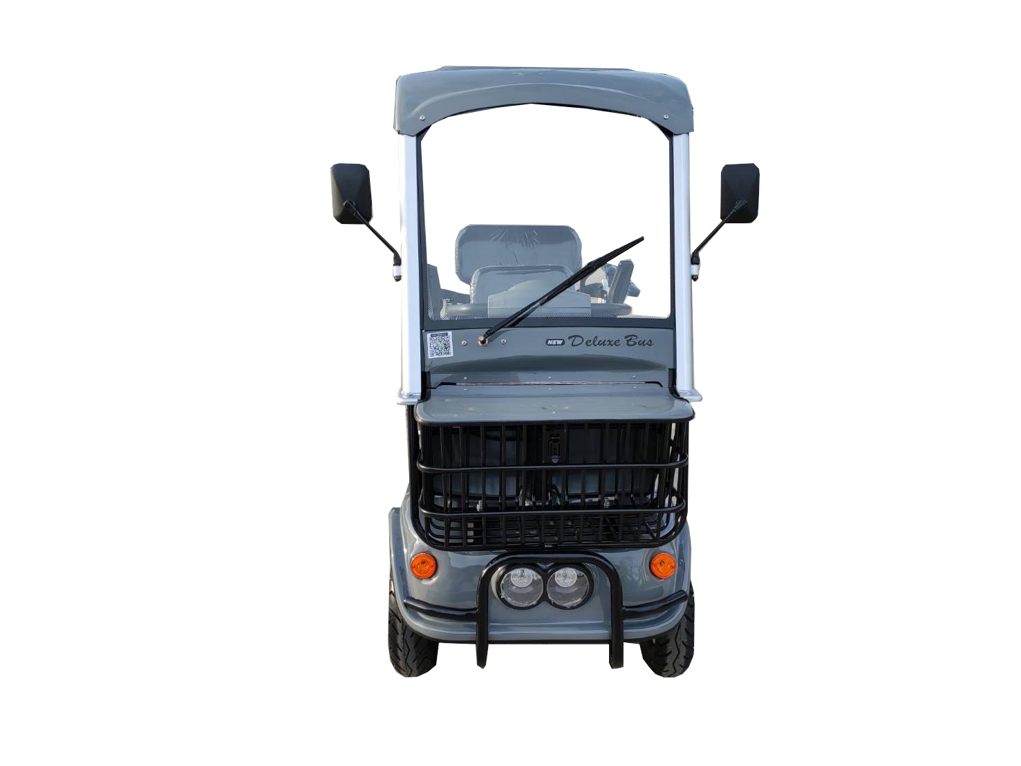 รถไฟฟ้า 4 ล้อ รุ่น M-01T 4-5 ที่นั่ง สีเทา