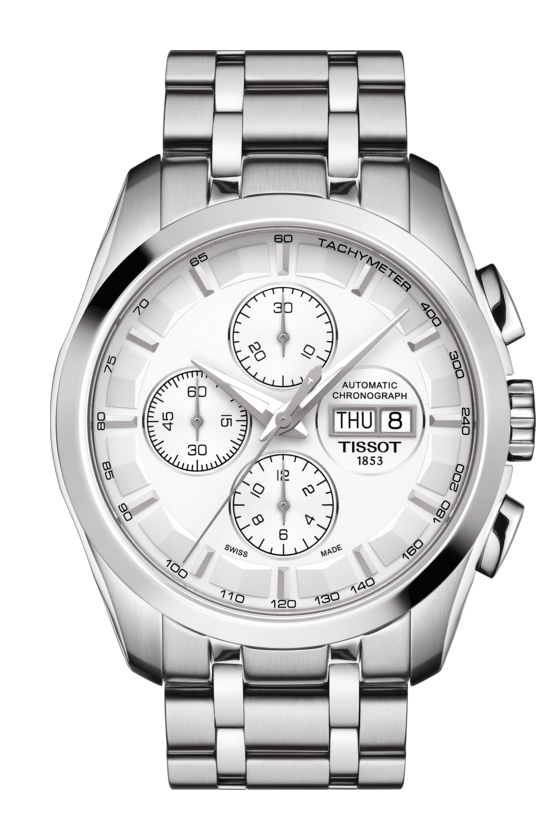 Tissot T035.614.11.031.00 นาฬิกาผู้ชาย Tissot รุ่น T0356141103100, Couturier Automatic Chronograph Men's Watch
