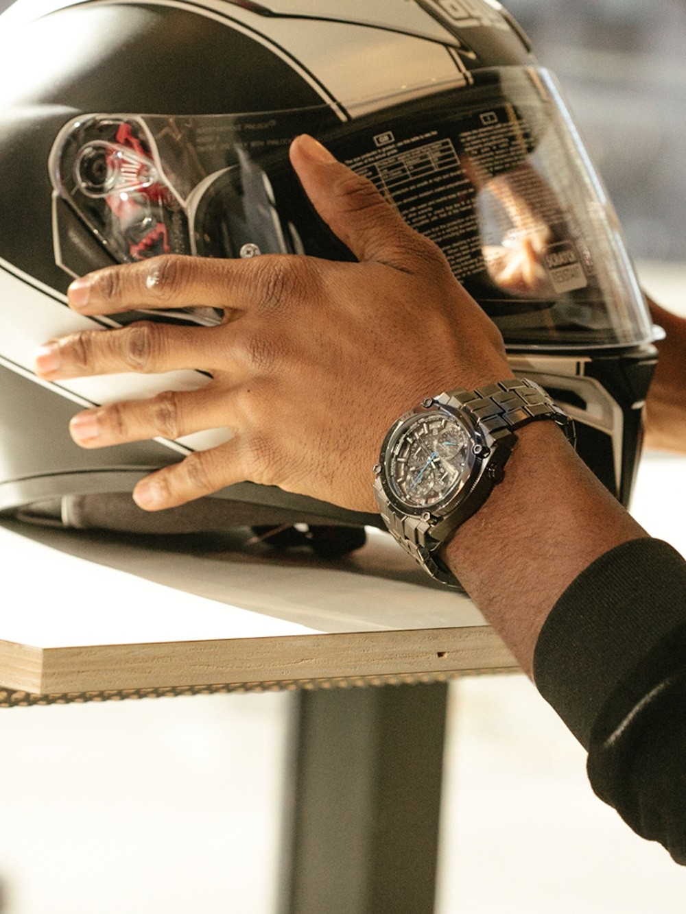 Bulova 98B229 นาฬิาผู้ชาย Precisionist Chronograph Quartz Men's Watch