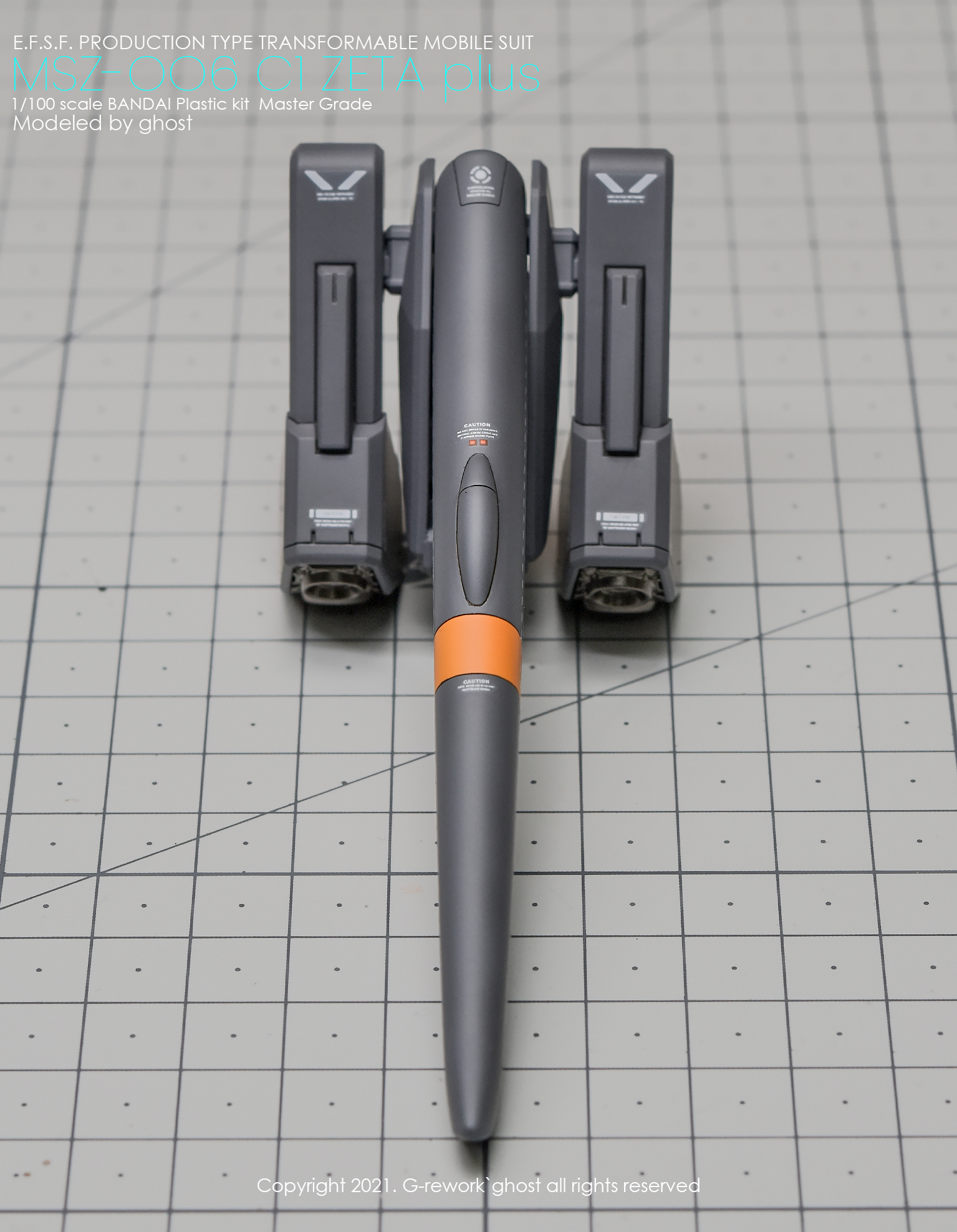 G-REWORK CUSTOM DECAL MG 1/100 ZETA PLUSE