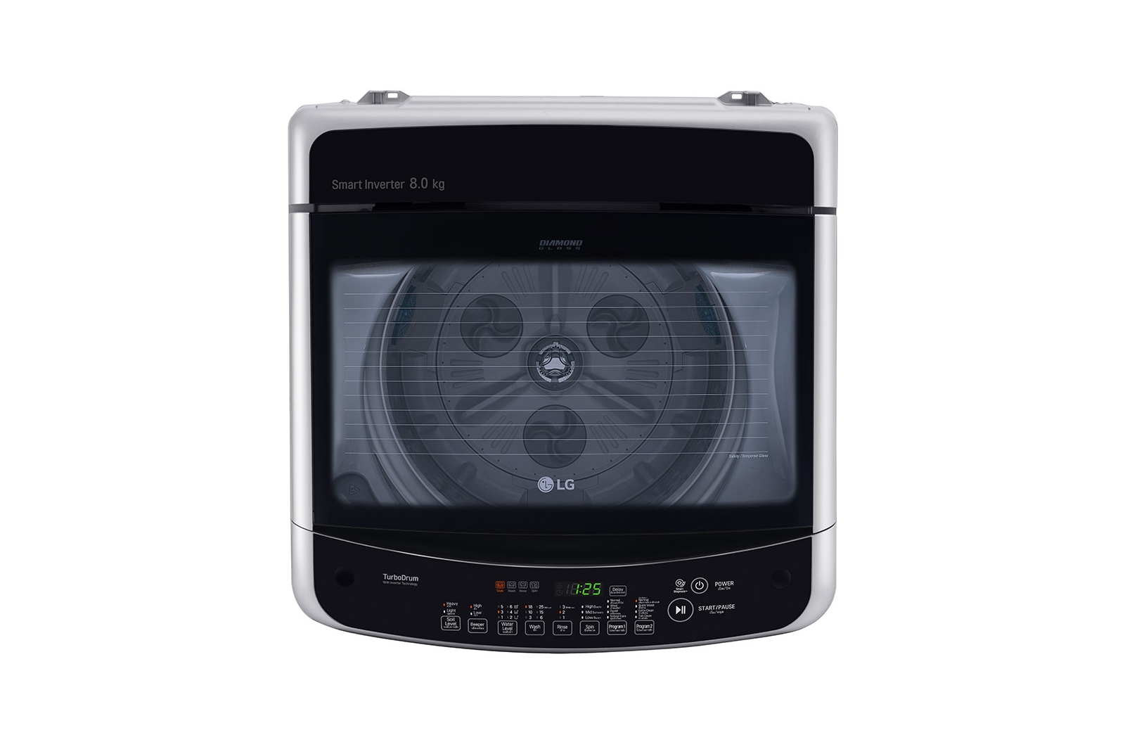 เครื่องซักผ้า LG 16 กก. สีเงิน ระบบ Smart Inverter รุ่น T2516VS2M