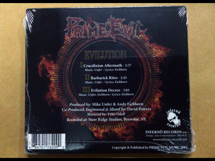 PRIMEEVIL'Evilution' Digi-CD