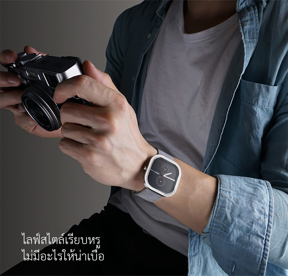 (ประกันศูนย์ไทย 1 ปี) CIGA Design C+86 Poems and Dreams Quartz Watch - นาฬิกาข้อมือควอตซ์ซิก้า ดีไซน์ทรงสี่เหลี่ยมรุ่น C+86