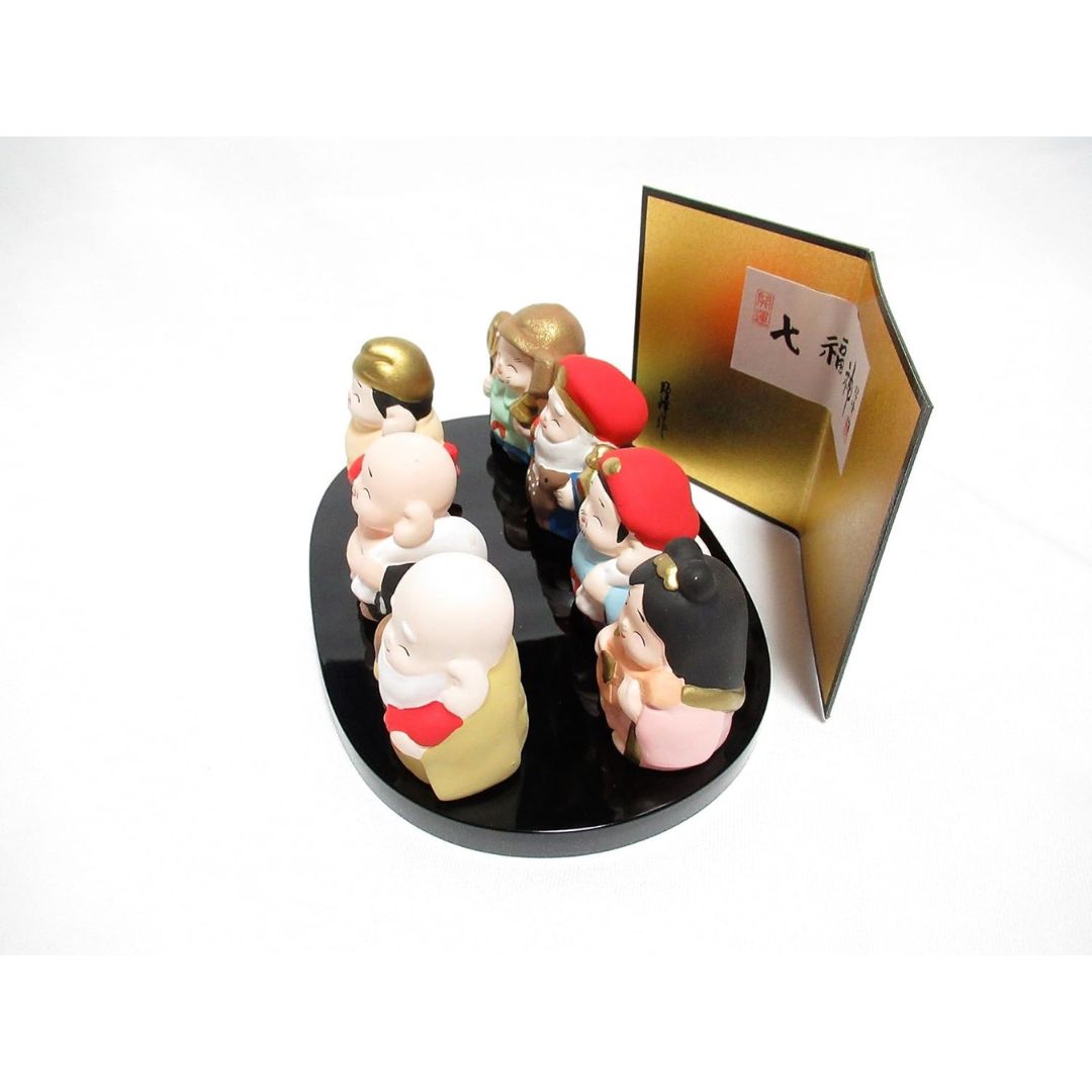 [PRE-ORDER] 7 เทพเจ้าแห่งโชคลาภของญี่ปุ่น 7 เซียน Seven Lucky Gods of Fortune เสริมดวง วันตรุษจีน ของมงคลญี่ปุ่น นำเข้าจากญี่ปุ่น 瀬戸陶芸社 ミニ七福神(大) S12-274